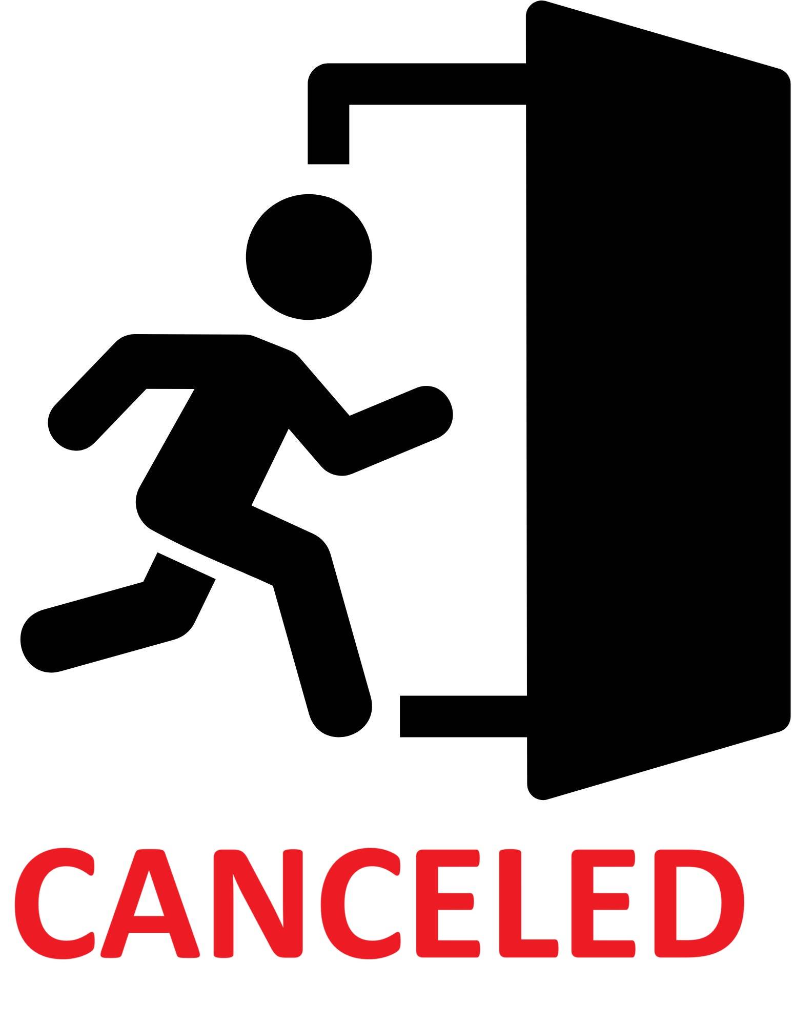 black and white person entering a door